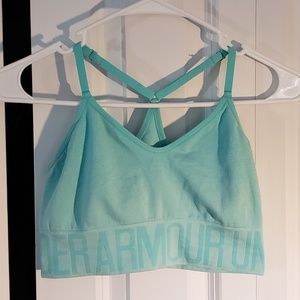 Mint Under Armour bra